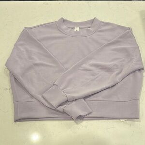 lululemon Perfectly Oversized Crop Crew *Softstreme